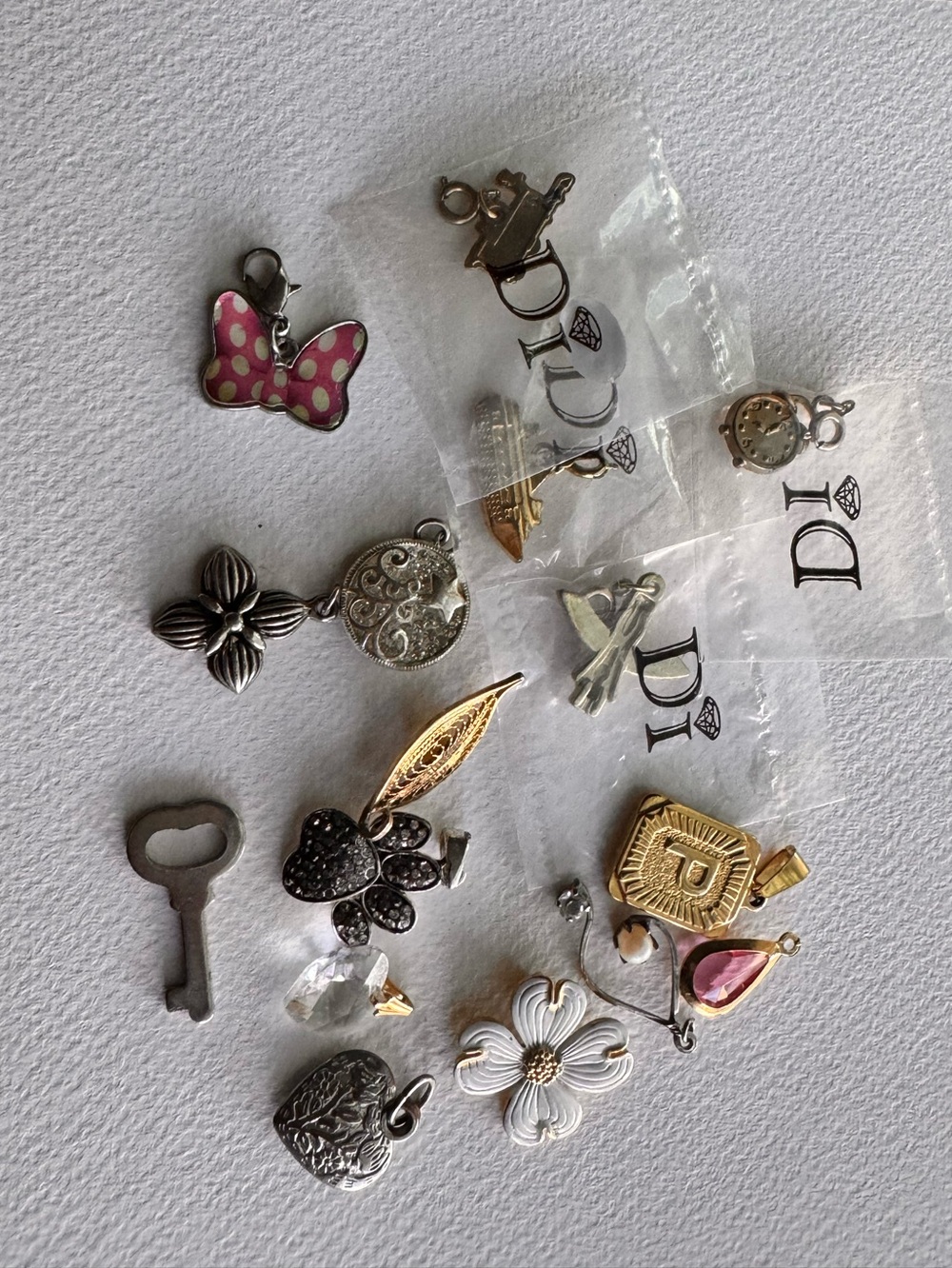 Vintage to Modern Pendant & Charm Lot – Untested